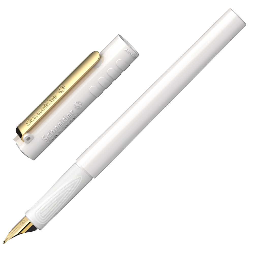 シュナイダー Schneider 万年筆 EF 極細字 406 ゴールドクリップ 3色展開 カートリッジインク&コンバーター各1個付き 406
