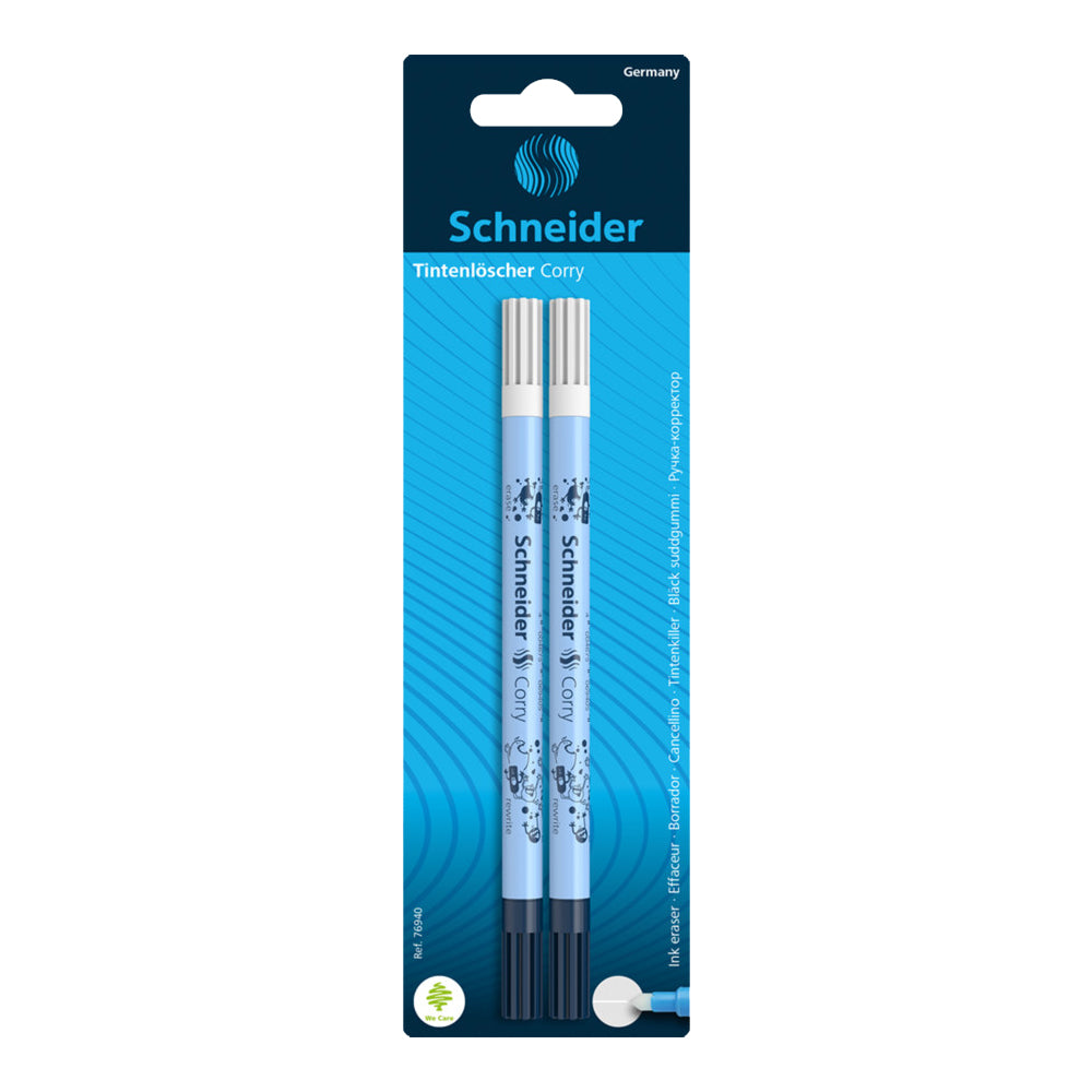 シュナイダー Schneider インク消しマーカー コリー CORRY 2本セット 4色展開