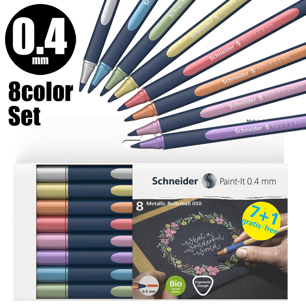 シュナイダー Schneider メタリックローラーボール ペイントイット