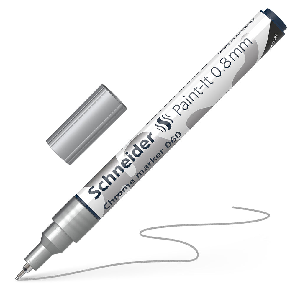 シュナイダー Schneider ミラーエフェクト クロームマーカー ペイントイット Paint it 060 / 061 単品販売 ペン先2サイズ展開 ペン先:0.8mm / 2mm ピグメントインクマーカー