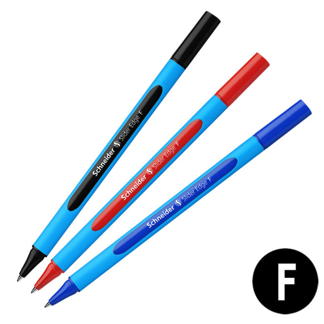 シュナイダー Schneider ボールペン F 細字 スライダー エッジ Slider Edge 3色展開