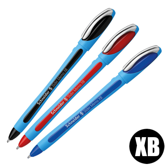 シュナイダー Schneider ボールペン XB 極太字 スライダー メモ Slider Memo 3色展開