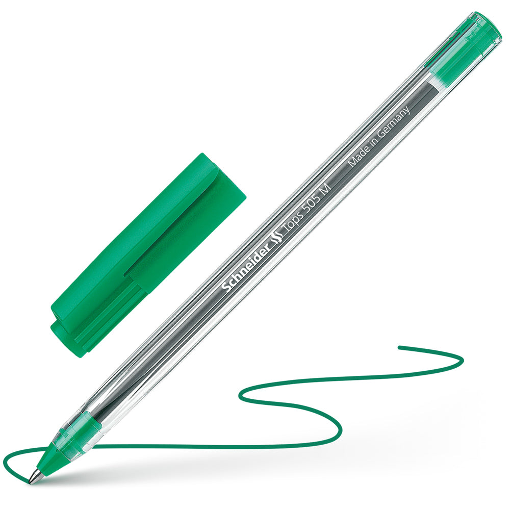 シュナイダー Schneider TOPS505 ボールペン M 中字 4色セット 【在庫限り】