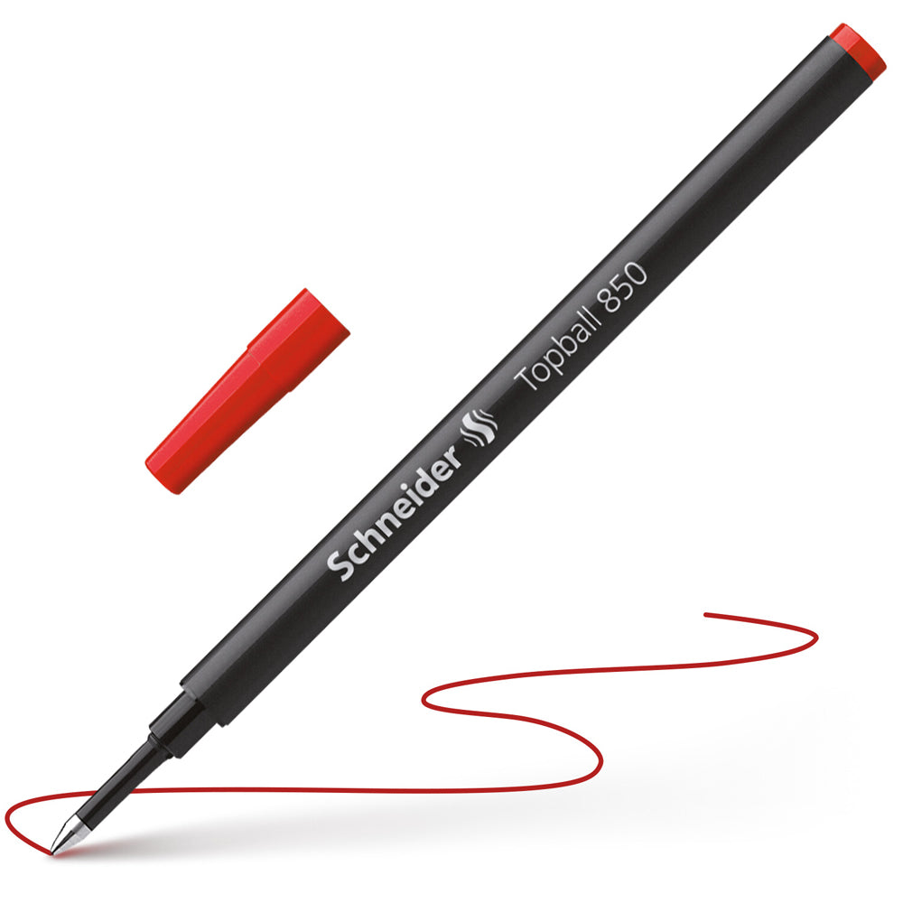 シュナイダー Schneider ローラーボール 替え芯 1本 トップボール850 Topball 850 ペン先サイズ:0.5mm インク色:4色展開 レフィル リフィル 替芯