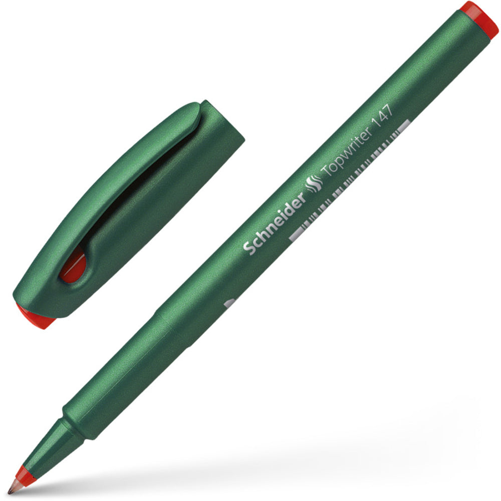 シュナイダー Schneider ファイバーペン 0.6mm トップライター147 Topwriter 147 インク色:3色展開【在庫限り】