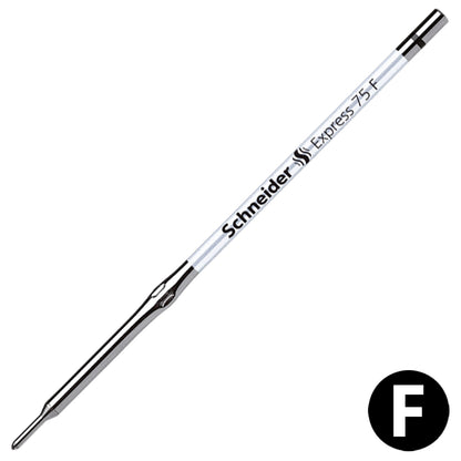 シュナイダー Schneider ボールペン 替え芯 1本 エクスプレス Express 75F 7501 サイズ:F/細字 インク色:ブラック/黒 リフィル レフィル 替芯 【在庫限り】