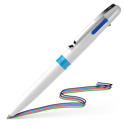 ［単色メイン/ホワイト］4色ボールペン テイク4 TAKE4