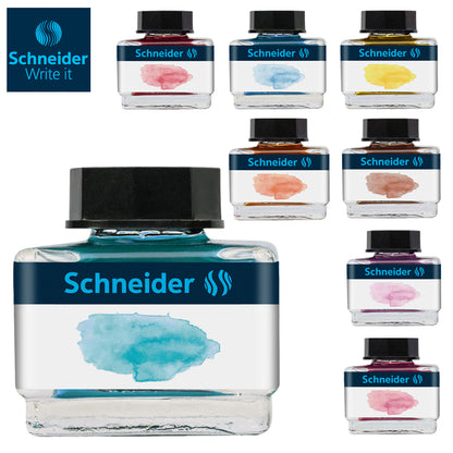 シュナイダー Schneider 万年筆 ボトルインク パステル 15ml 8色展開 カラー インク ボトル