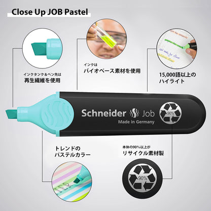 蛍光ペン ジョブ パステル JOB Pastel