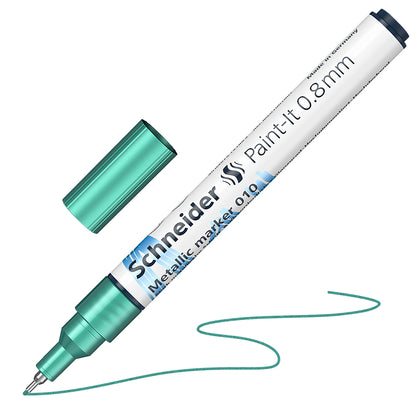 [単色メイン/メタリックグリーン]メタリックマーカー ペイントイット Paint it 010 0.8mm