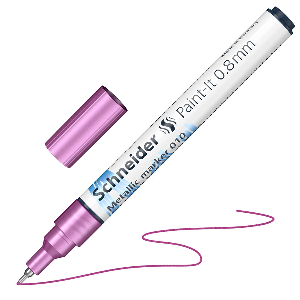 [単色メイン/メタリックバイオレット]メタリックマーカー ペイントイット Paint it 010 0.8mm