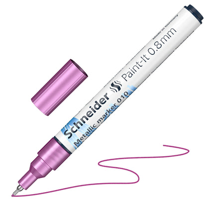[単色メイン/メタリックバイオレット]メタリックマーカー ペイントイット Paint it 010 0.8mm