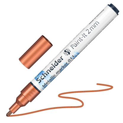 [単色メイン/メタリックコッパー]メタリックマーカー ペイントイット Paint it 010 2mm