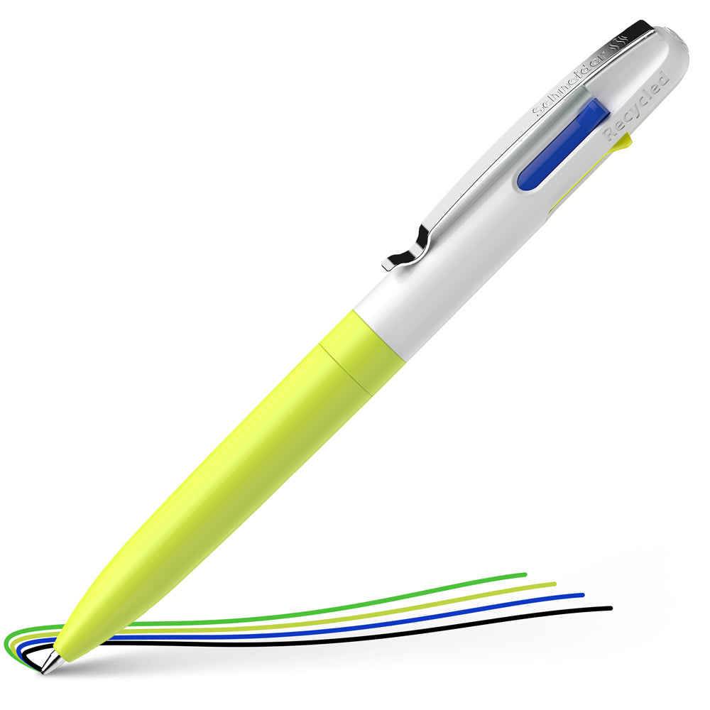 シュナイダー Schneider 4色ボールペン 多色ボールペン M 中字 テイク4