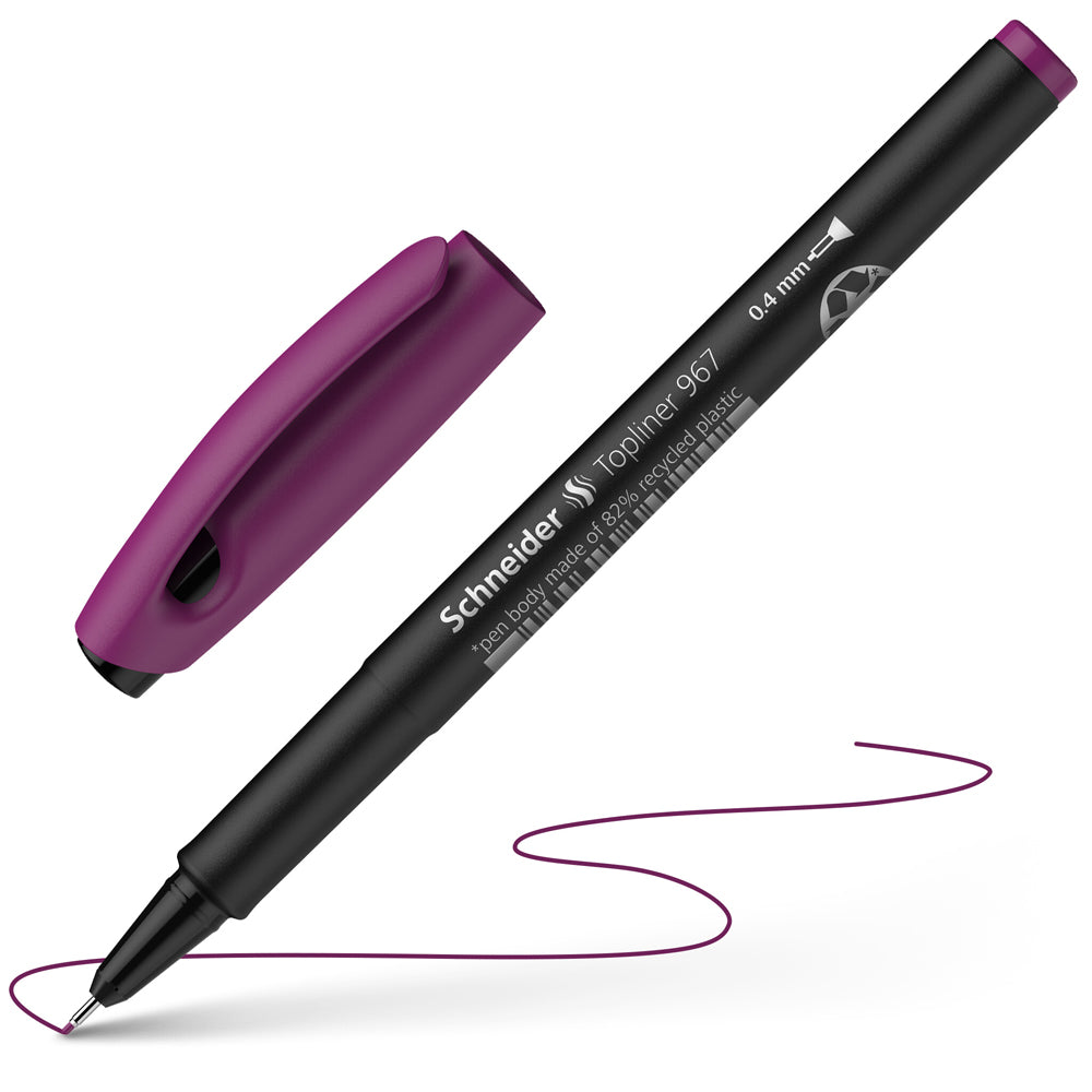 ［単色メイン/バイオレット］ファインライナー 0.4mm トップライナー967 Topliner967
